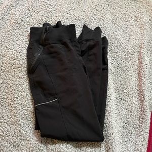 Black jogger scrubs